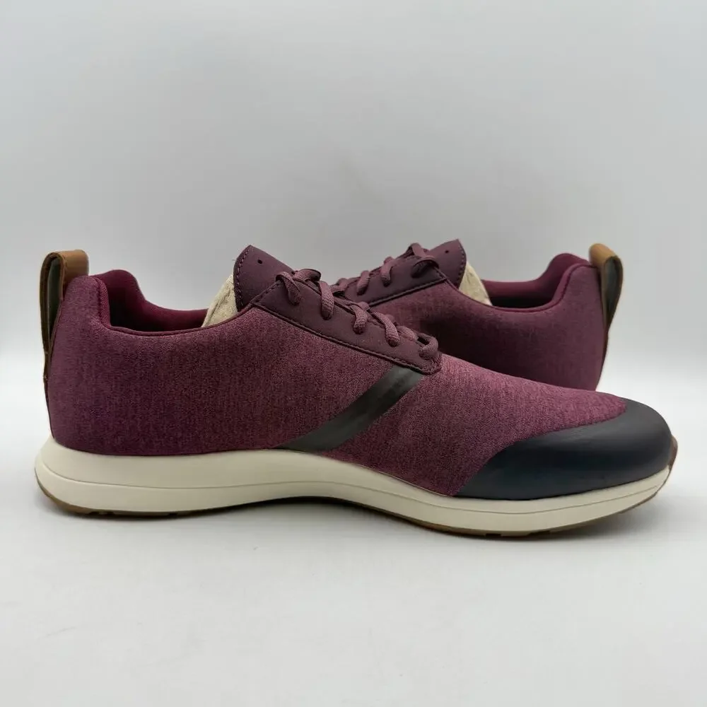 YORK Athletics Mens Henry Sweatshirt Casual Sneakers US 11 Red Knit Athletic NIB